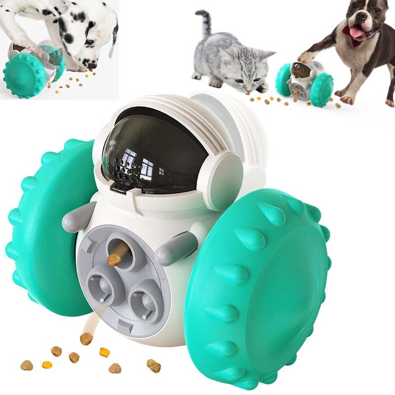 Interactive Slow-Feeding Dog & Cat Toy – Balance Car Puzzle Feeder for Mental Stimulation